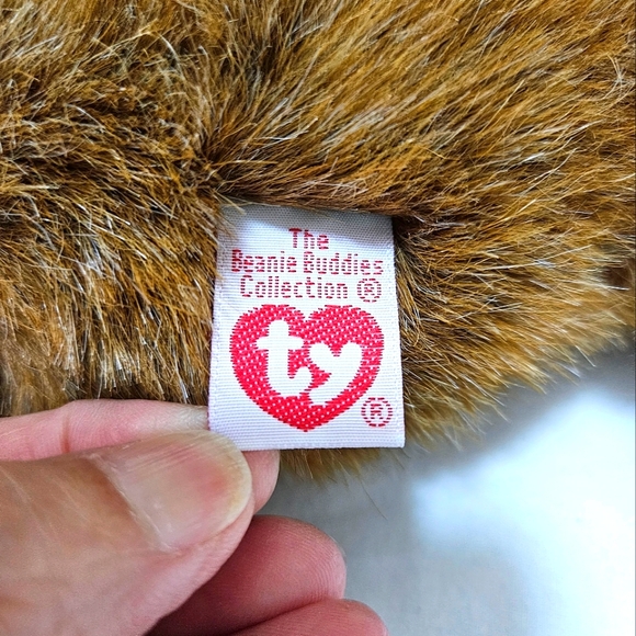 TY Beanie Buddy Stretch The Ostrich Plush Stuffed Animal Bird Retired 1998 Vtg. - Picture 14 of 15